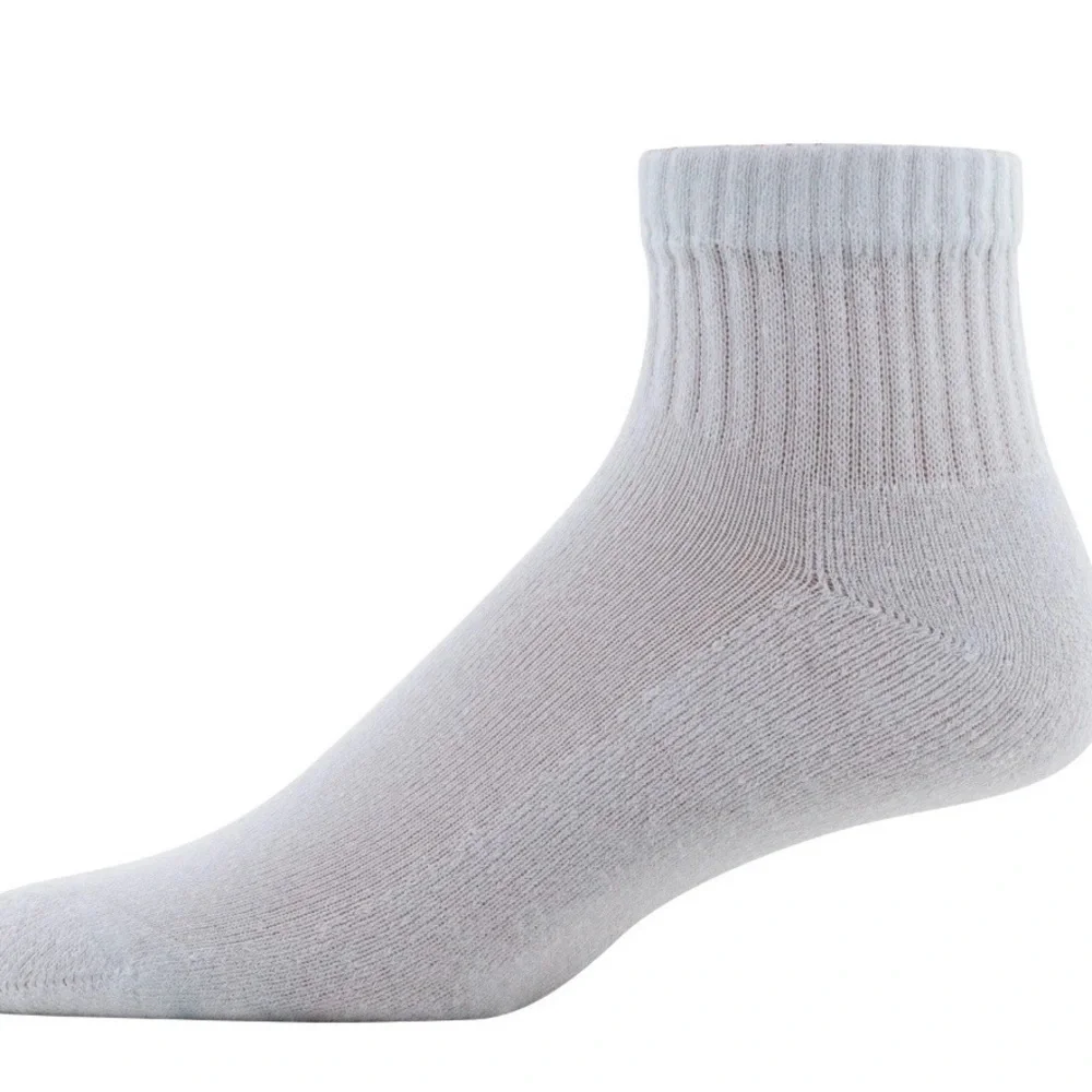 PowerSox Men's Cushion Quarter Socks, 12-Pack x2